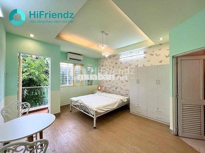 CHO THUÊ PHÒNG BAN CÔNG FULL NỘI THẤT TỦ LẠNH + SOFA MÁY LẠNH ĐẦY ĐỦ