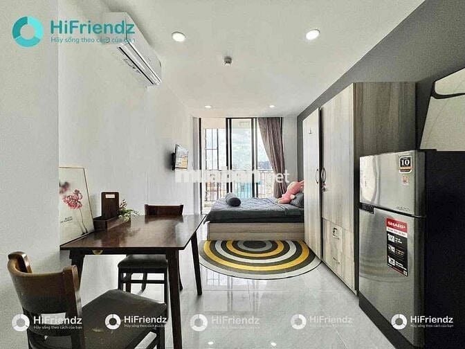 Chính chủ cho thuê 1pn bancol Phan Văn Trị full nội thất gần trường dh