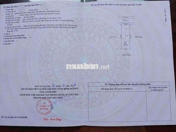 Đất mặt tiền hẻm 249 lê hồng phong sát bên chợ Phú Hòa.vị trí đẹp