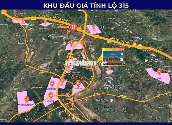 Bán đất đấu giá trục chính tỉnh 315 Tam Nông, Phú Thọ kinh doanh tốt.