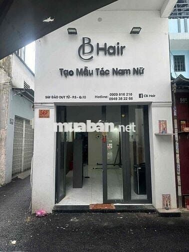 Cho thuê mặt bằng làm Salon, Nail, Quận 10, 56F Đào Duy Từ