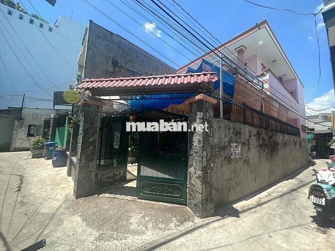 Nhà biệt thự mini 1 lầu, ngang 7m, 195m2. Nhà 02 mặt tiền hẻm