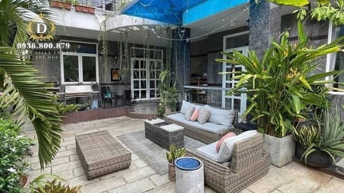 🏠 Cho thuê Biệt thự Thảo Điền,ngang 18x20m,3 tầng, 5PN, full nôi thất