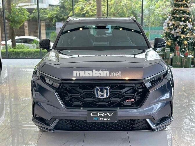 Honda CR V 2025 e:HEV RS Xám giao ngay, vay baodau
