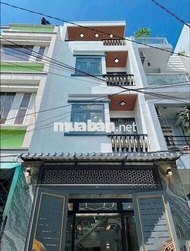 NHÀ 4 TẦNG ĐẸP — ĐẤT MỚI PHƯỜNG BÌNH TRỊ ĐÔNG (4m x15 m)