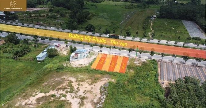Bán đất p.tân định, tp bến cát,bd ( mặt tiền đường mptv)