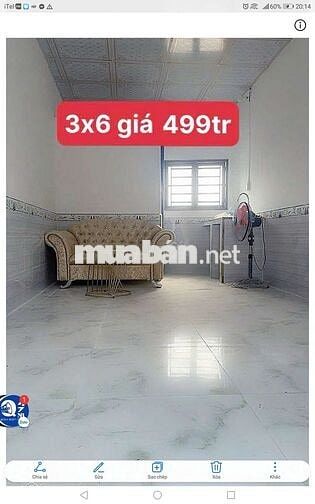 BÁN NHÀ CẤP 4 MỚI XINH HẺM XE TẢI 8M GẦN VỊG QUAY HÙNG TRANG BÌNH HƯNG