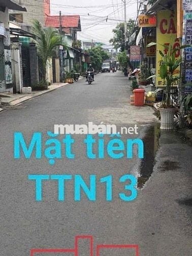 Cần bán Gấp đất 4,3x19m nở hậu 5,3m Shr MT đg Tân Thới Nhất 13