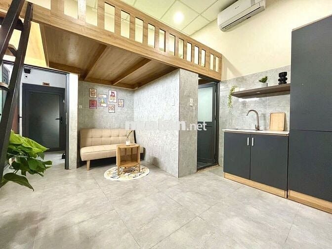 CHO THUÊ CĂN HỘ CỬA SỔ TRỜI 25M2 FULL NỘI THẤT NGAY ĐẠI HỌC VĂN LANG