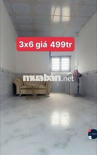 BÁN NHÀ MỚI ĐẸP 3X6 CẤP 4 HẺM XE HƠI 6M GẦN VỊT QUAY HÙNG TRANG