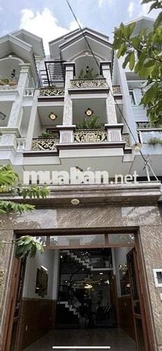 Nhà 4 tầng hẻm nhựa otto nội thất cao cấp vị trí KD