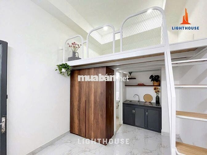 CĂN HỘ GÁC LỬNG FULL NỘI THẤT NGAY CÔNG VIÊN GIA ĐỊNH, BV 175
