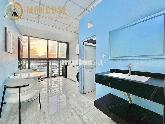 Căn Hộ 1 PN Tách Bếp View Kính Full Nội Thất New Công Viên Làng Hoa