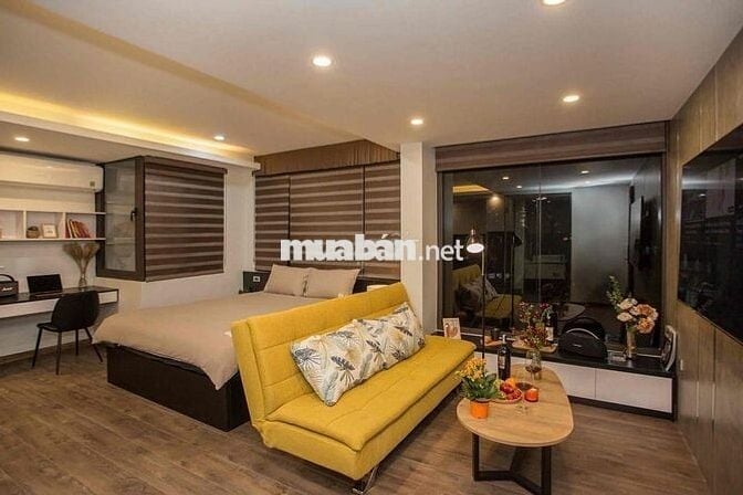 CHO THUÊ CĂN HỘ 1 NGỦ RỘNG QUẬN CẦU GIẤY THOÁNG FULL NT - GẦN LÁNG