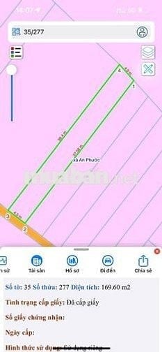 CHÍNH CHỦ BÁN ĐẤT NỀN - XÃ AN PHƯỚC, HUYỆN LONG THÀNH, TỈNH ĐỒNG NAI