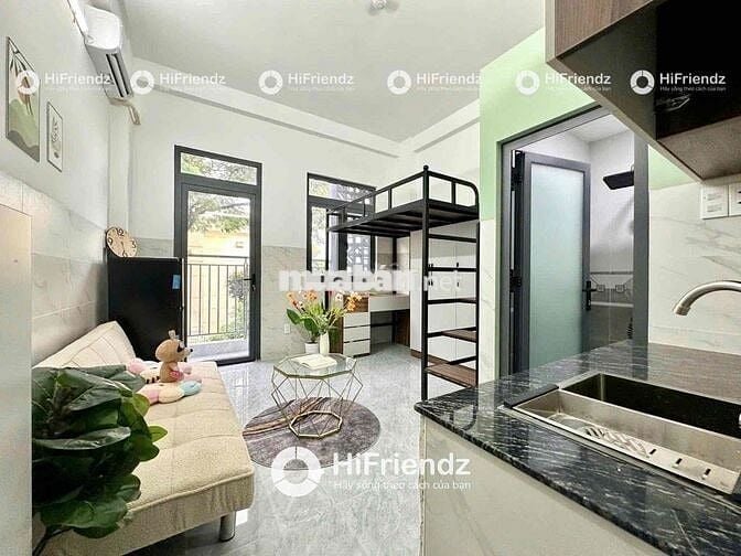 Studio kết hợp giường tầng, nhà mới full NT ngay Hoà Bình-Đầm Sen-VHU