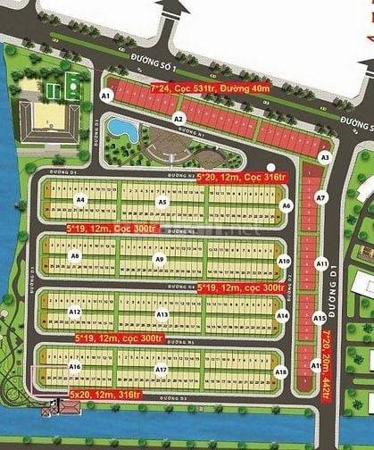 Bán nhanh lô đất diện tích 95m2 KDC Nhơn Đức giá 4,3 tỷ thương lượng