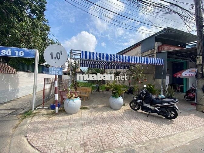 Chính chủ bán đất lô góc 2 MT đường Nguyễn Thái Học DT 130m2 Gò Công