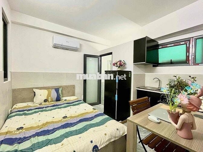 STUDIO FULL NỘI THẤT GẦN IUH , VĂN LANG NGAY TRUNG TÂM GÒ VẤP