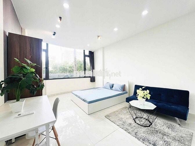 CHDV STUDIO BALCONY/ CỬA SỔ TRỜI FULL NT GẦN CHỢ THỊ NGHÈ QUẬN 1