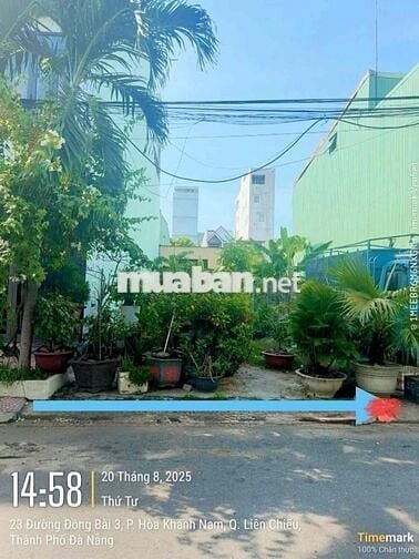 Bán đất đường Đồng Bài 3 gần trung tâm chợ Hòa khánh