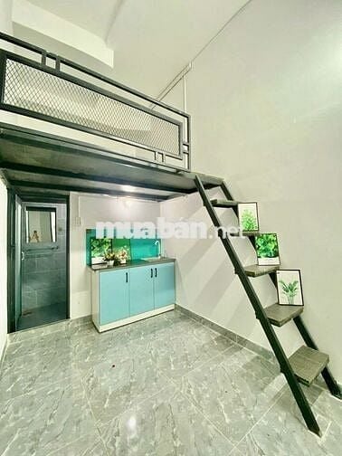 DUPLEX 25m2, MÁY LẠNH, TO BỰ. GÁC CAO KO ĐỤNG ĐẦU, NGAY CHỢ AN NHƠN.