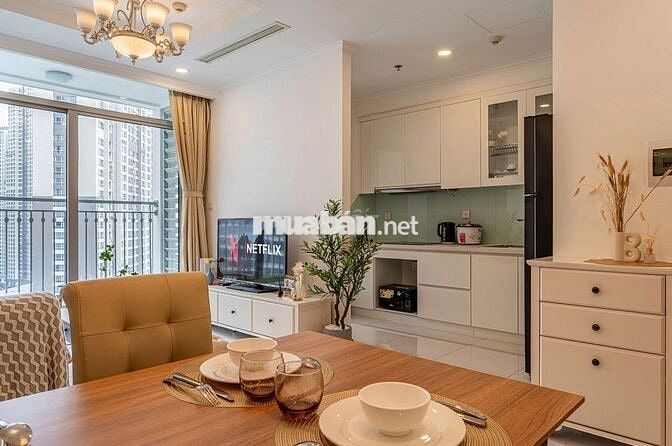 Cho thuê gấp 2PN Vinhomes Central Park, Full nội thất đẹp, view đẹp