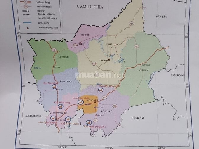 Cơ hội đầu tư đất TT ở Đồng Phú trong tầm tay 