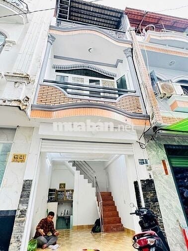 Nhà mới hẻm 2 xe hơi né nhau 2 lầu quang Trung P10 Q.GV