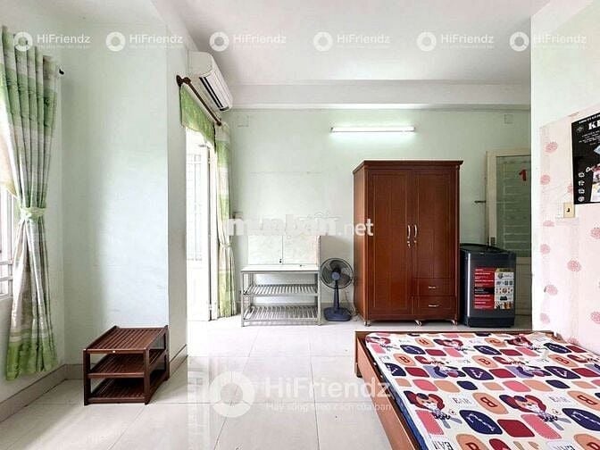 STUDIO BAN CÔNG, MÁY GIẶT RIÊNG, FULL NT MỚI XÂY, GẦN ĐH VĂN HIẾN