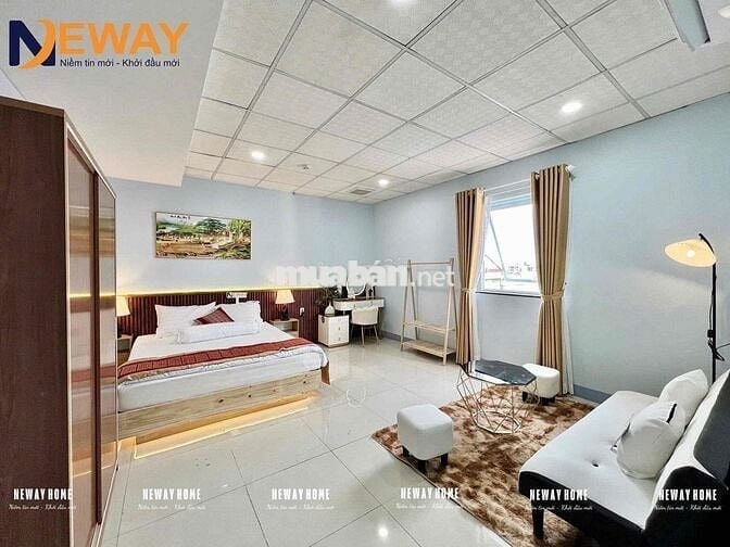 Căn hộ Studio Cao cấp - Full NỘI THẤT - Ngay Ngã Tư 4 Xã
