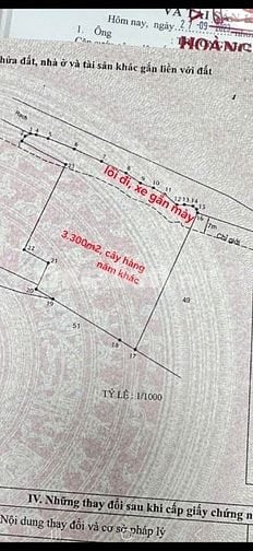 Bán 3,300m2 đất, T vườn, đường xe máy, An Thới Đông, Cần giờ