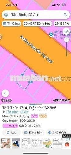 ĐẤT MẶT TIỀN KINH DOANH BUÔN BÁN đường Nguyễn Thị Tươi