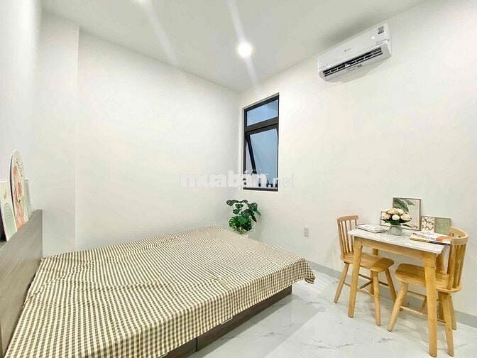 Cho thuê căn hộ Studio Cửa sổ Q4 gần ĐH Luật, ĐH Nguyễn Tất Thành