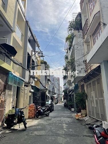 Bán nhà hẻm thông Trần Văn Ơn đúc 4 tấm mới đẹp