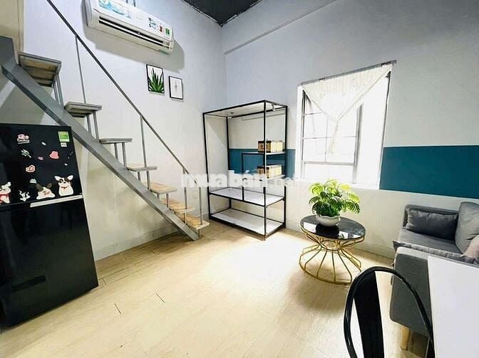 Cho thuê phòng có gác nội thất đầy đủ ở Ngã Tư Bảy Hiền