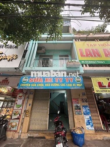BÁN NHÀ 4 TẦNG MẶT TIỀN ĐƯỜNG 2/4 – VĨNH PHƯỚC, NHA TRANG