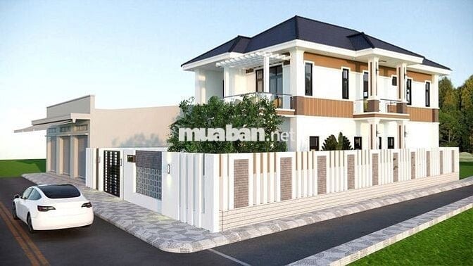 Biệt thự vườn 265 m2, 2 mặt tiền, sân vườn rộng ngay trung biển Mỹ Khê