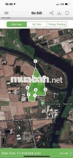 BÁN ĐẤT MẶT TIỀN SÔNG ĐƯỜNG XE HƠI BÌNH CHÁNH