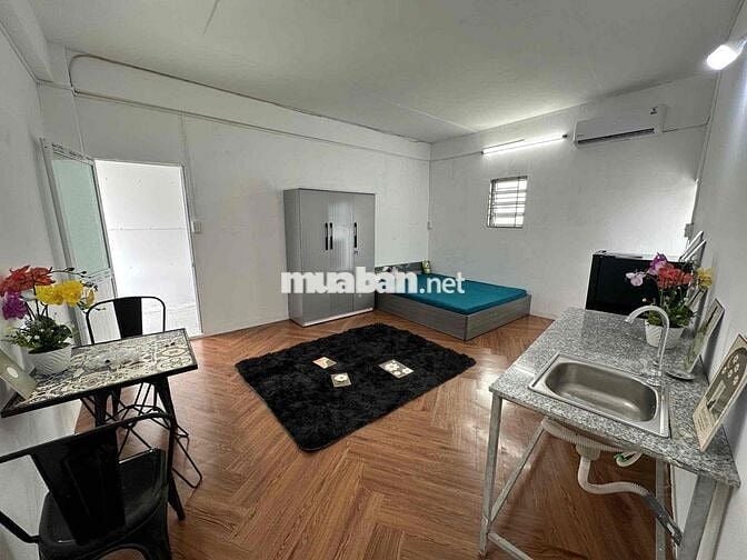 phòng trọ Hậu Giang Quận 6 - 40m2 full nội thất -Ban Công