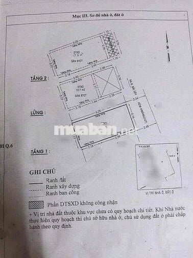 Bán Nhà Chính Chủ 3 Tầng DTSD 45m 3P Ngủ 2 Tỷ 580 TL