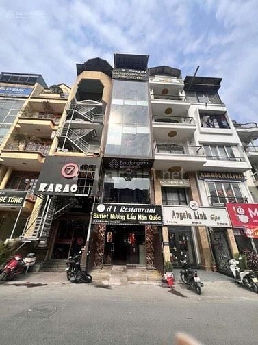 BÁN TÒA NHÀ VĂN PHÒNG MẶT PHỐ KIM ĐỒNG – 2 MẶT TIỀN – 6 TẦNG THANG MÁY