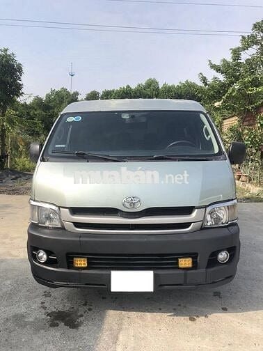Toyota Hiace 2007 tải van 6 chổ 900kg màu xám