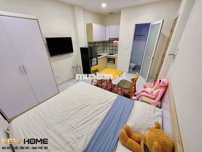 Căn hộ Studio Full Nội thất Đẹp | Gần Đại học Văn Lang, Hutech