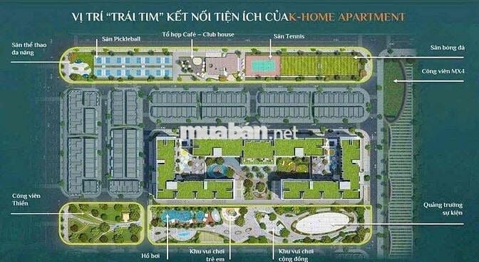 320 triệu sở hữu ngay căn hộ 2 PN đầy đủ nội thất Thành Phố Mới BD