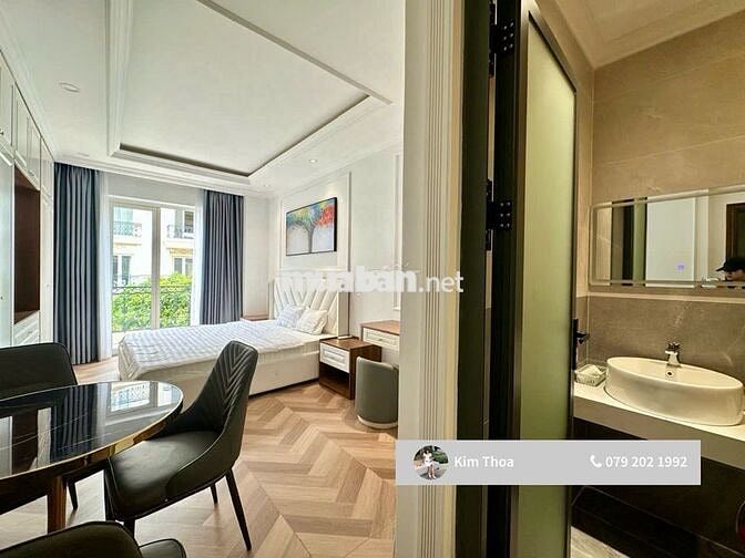 Studio 35m2 Vạn Phúc full nội thất cao cấp ban công mới 100% Chỉ 7,5tr