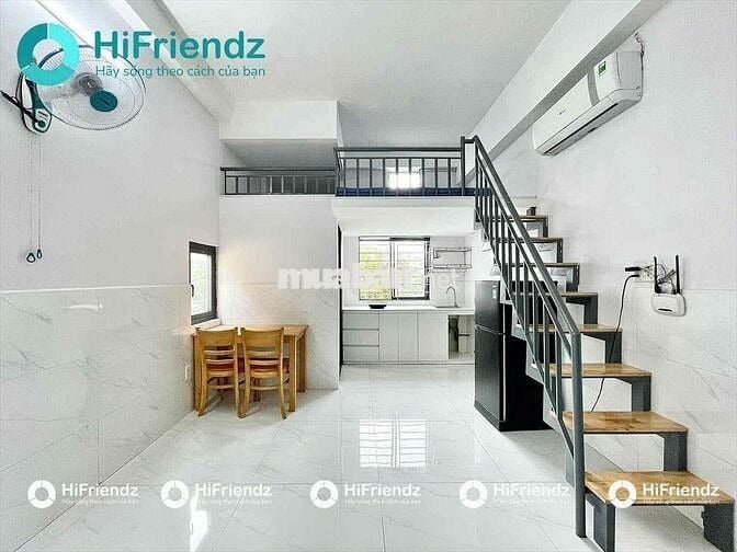 Cắn gác siêu rộng full nội thất ngay Ngã Bảy Lý Thái Tổ chỉ tính điện