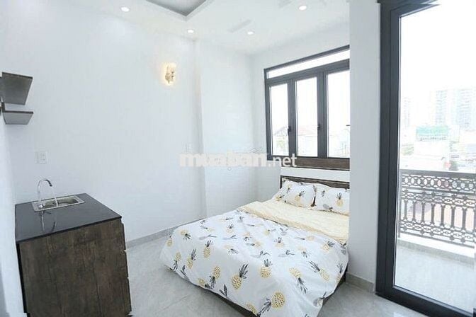 CĂN HỘ FULL NỘI THẤT CÓ BAN CÔNG 25m2 CÁCH ĐH VĂN HIẾN CHỈ 5P Đi XE