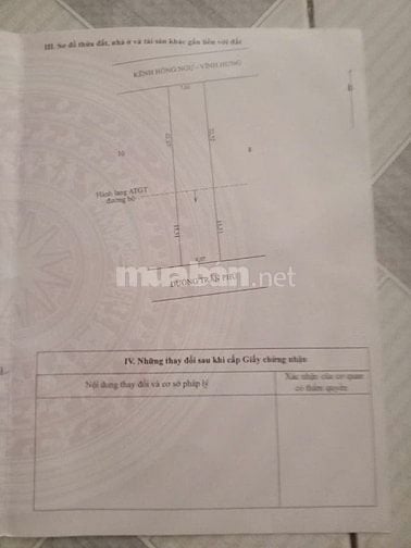 CẦN TIỀN BÁN ĐẤT NỞ HẬU CHÍNH CHỦ