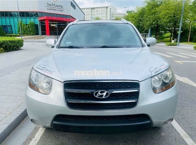 Santafe 7 chỗ full dầu sx 2009